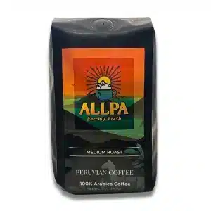 Allpa Peruvian Coffee | Medium Roast | Whole Bean | 5lb Bag