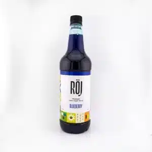 ROJ Blueberry flavored premium unrefined cane sugar