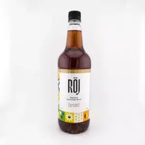 ROJ Caramel flavored premium unrefined cane sugar