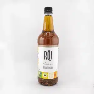 ROJ Irish cream flavored unrefined cane sugar syrup
