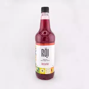 ROJ Nectarine flavored premium unrefined cane sugar