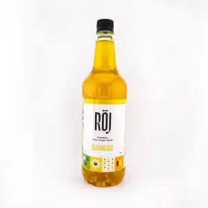 ROJ Passion Fruit flavored premium unrefined cane sugar