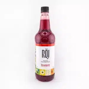 ROJ Strawberry flavored premium unrefined cane sugar