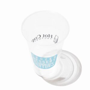 UNIQ 24 oz Custom Branded Clear Plastic Disposable PET Cups