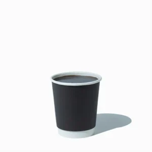 8oz Double Wall-Black