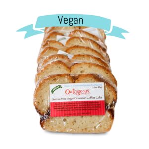 VEGAN Cinnamon Coffee Cake- Pre-Sliced (8 pieces)