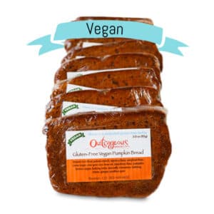 VEGAN Pumpkin Bread - Pre-Sliced (8 pieces)